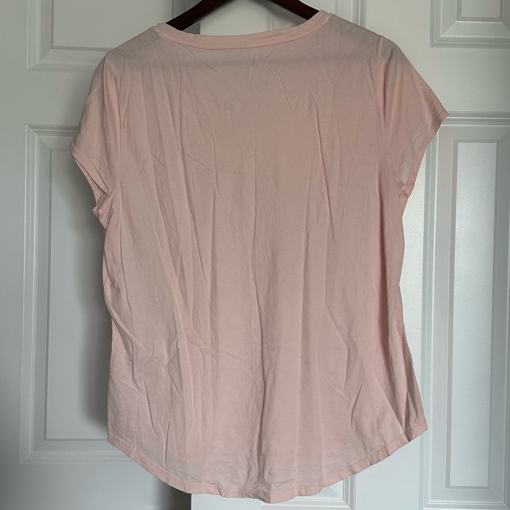 Goodthreads Large Pink Cotton Pocket Tee - Picture 3 of 4